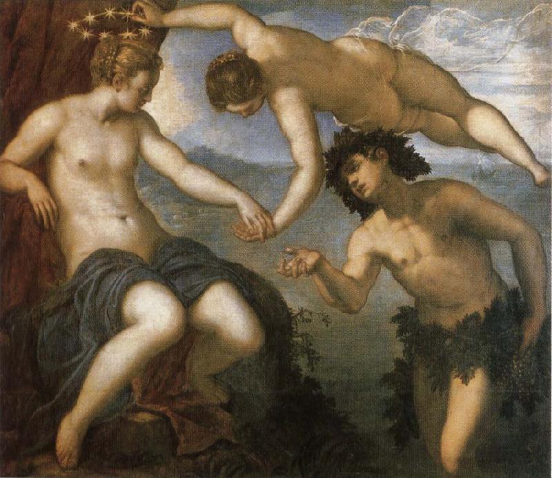 Jacopo Tintoretto Bacchus and Ariadne oil painting image